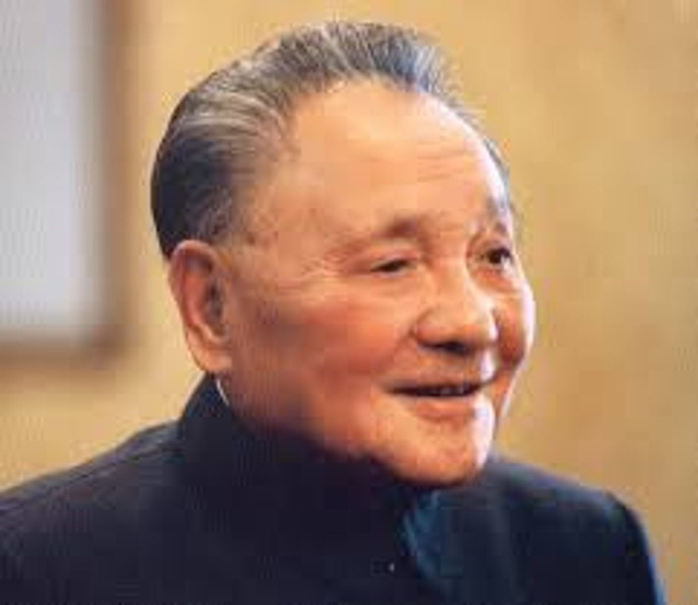 <p>leader of China from 1976 to 1997, after Mao Zedong; his reforms essentially dismantled the communist elements of the Chinese economy to participate more fully in free trade with the rest of the world</p>