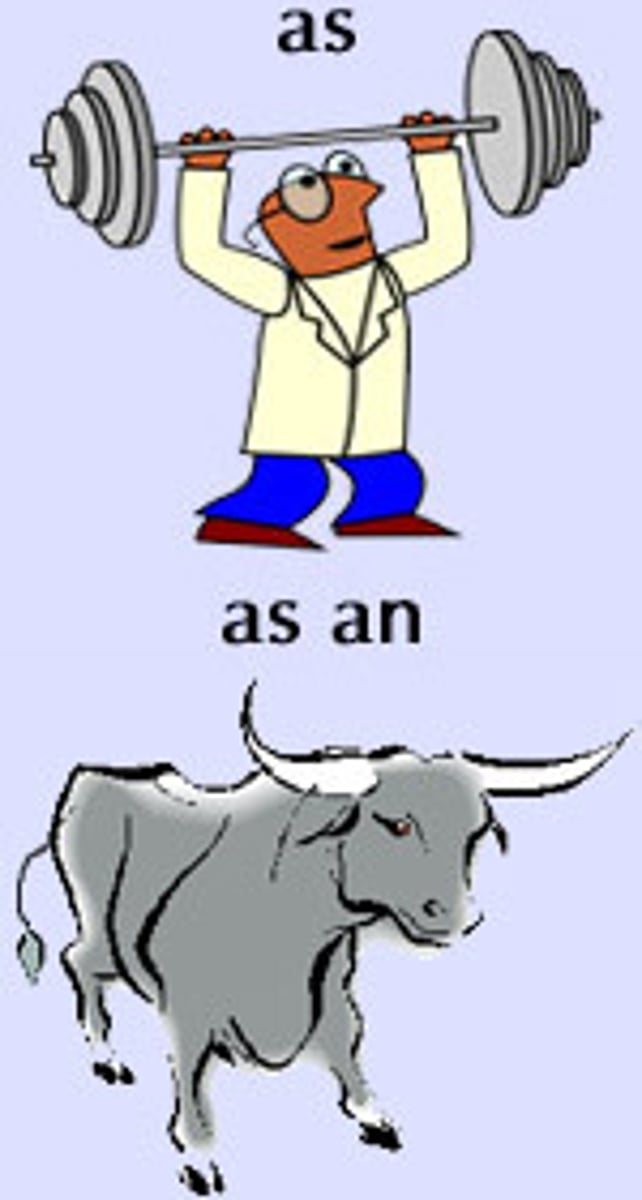 <p>A comparison between two things using like or as</p>