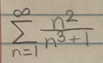 <p>Determine if the series is convergent or divergent. If the series converges, find its sum (if it’s a geometric or telescoping series)</p>