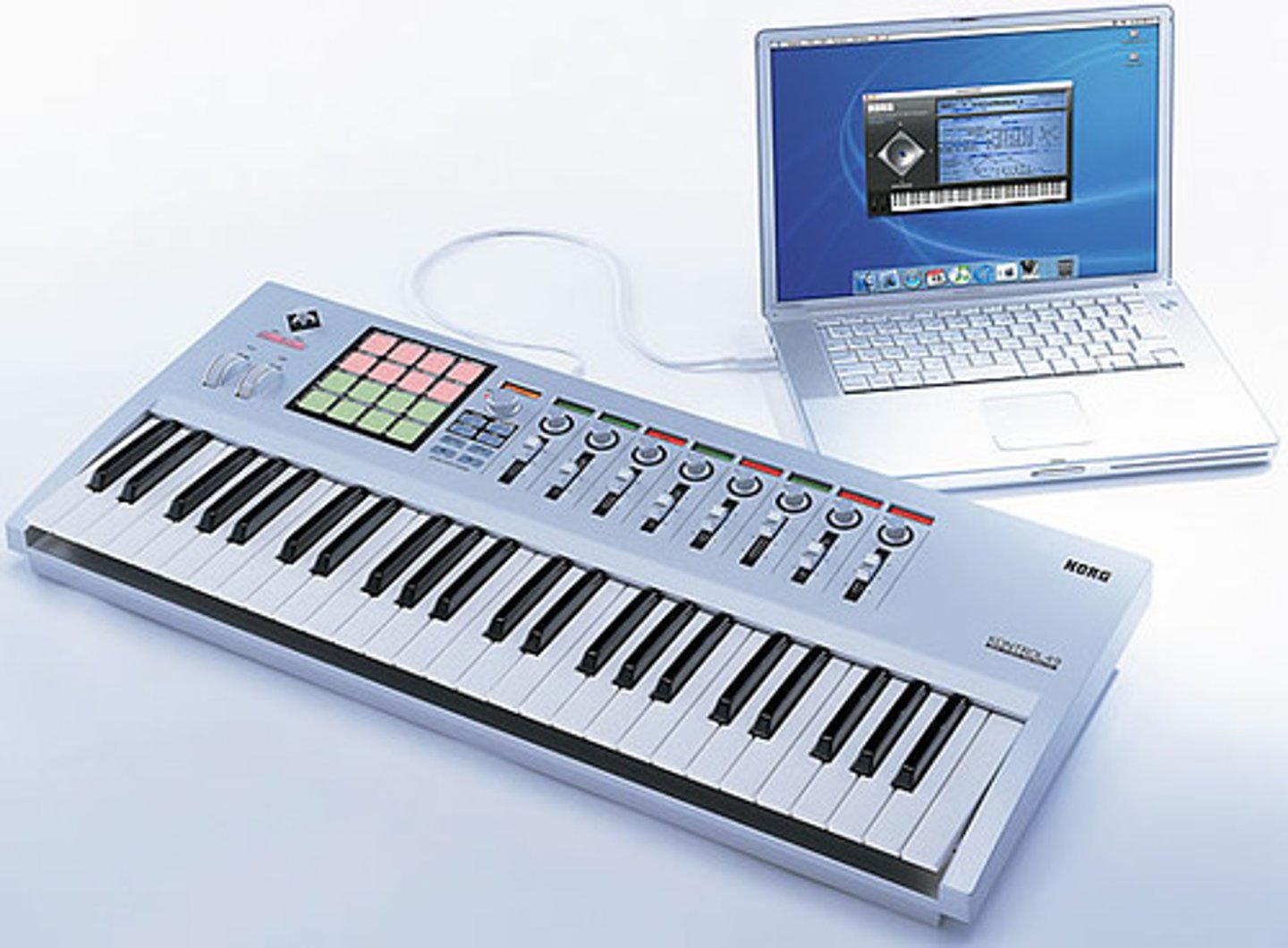<p>Musical Instrument Digital Interface provides a standardized method for devices such as synthesizers, samplers, sound cards, etc. to communicate musical events and data to each other.</p>