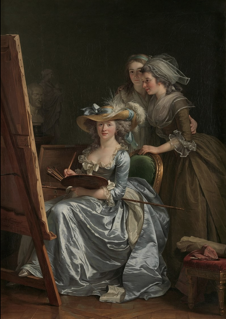 <p>Adélaïde Labille-Guiard, <em>Self-Portrait with Two Pupils</em>, 1783. Oil on Canvas.</p>