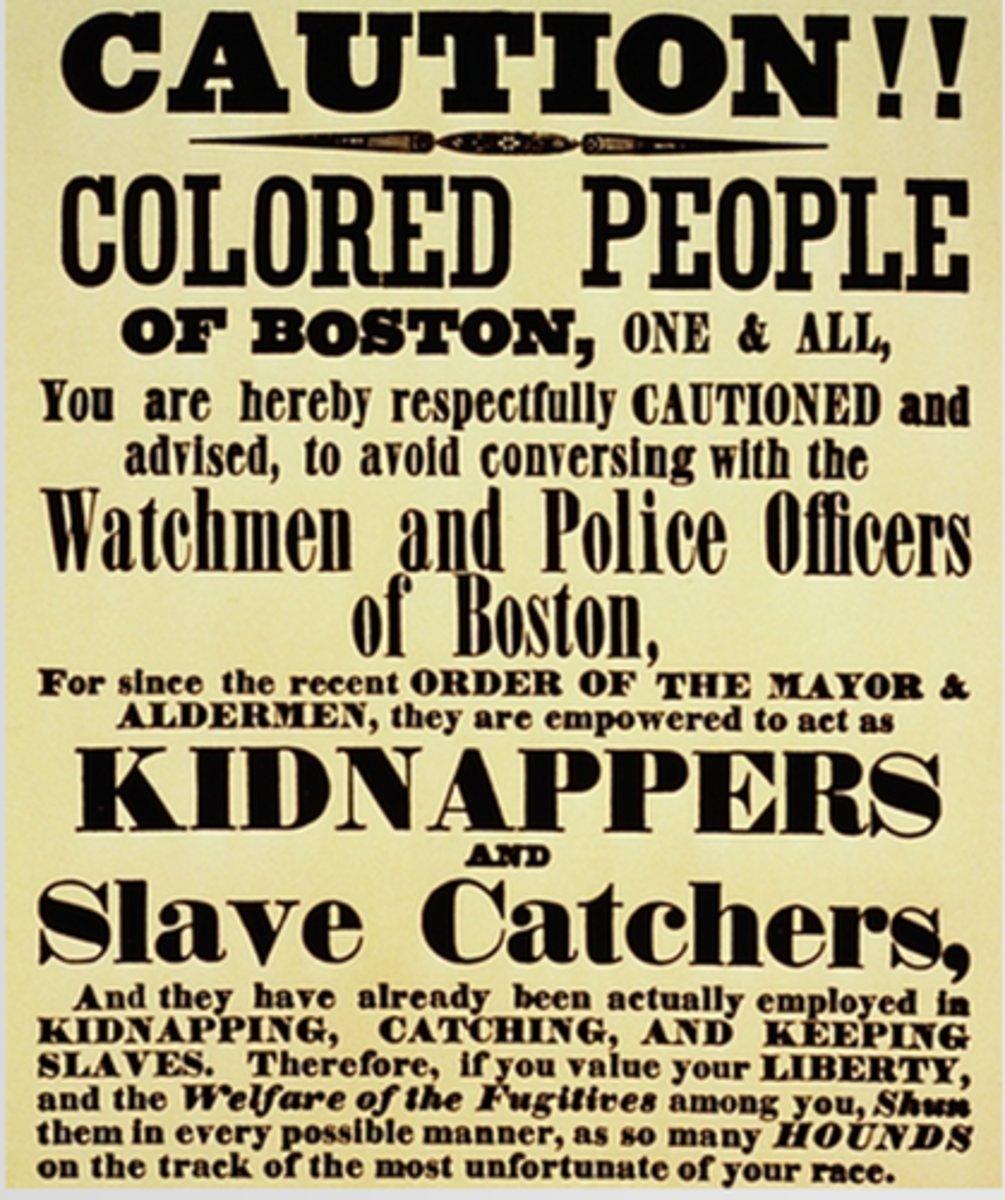 <p>This admitted California as a free state while it also created fugitive slave laws to capture escaped slaves. It created a way for slaves to not be able to go to the North and be free. The North had to help the South.</p>