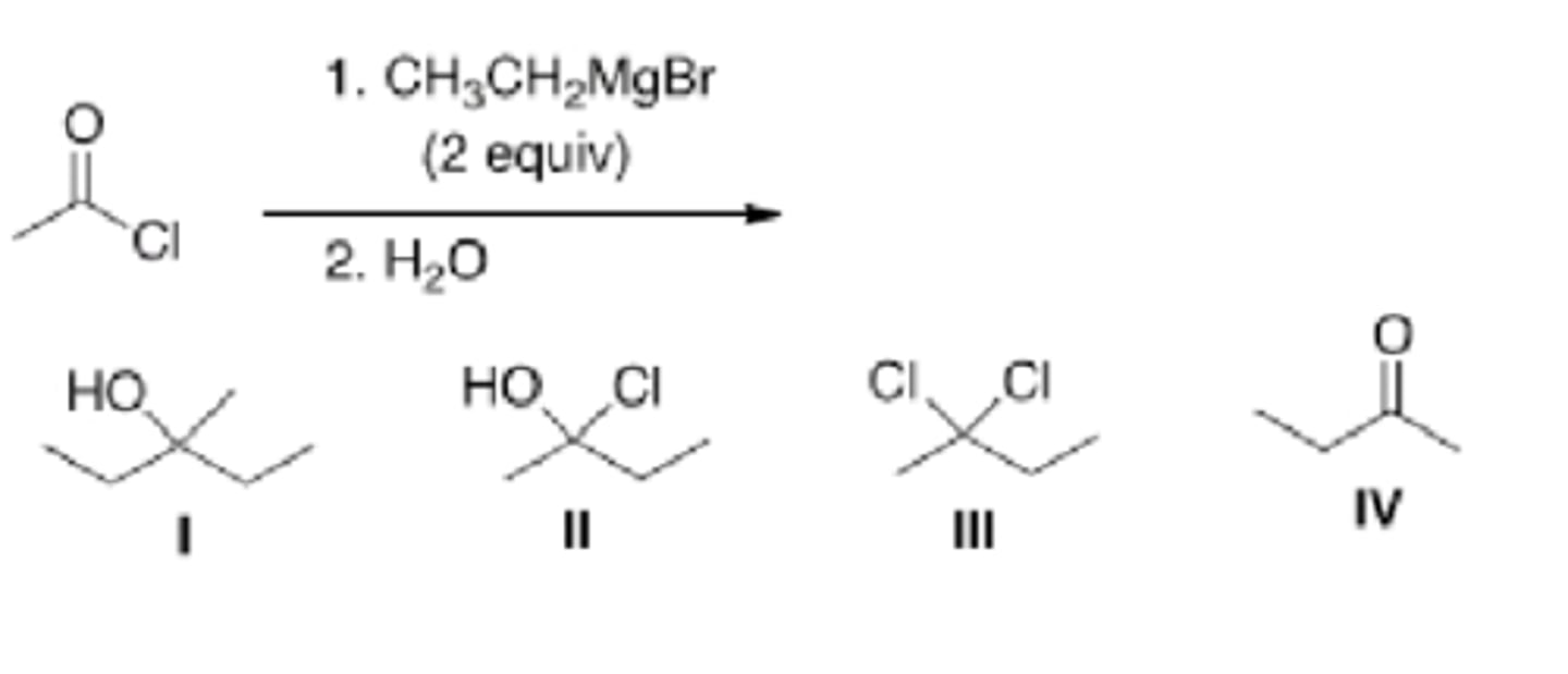 <p>What is the major organic product of the following reaction?</p>