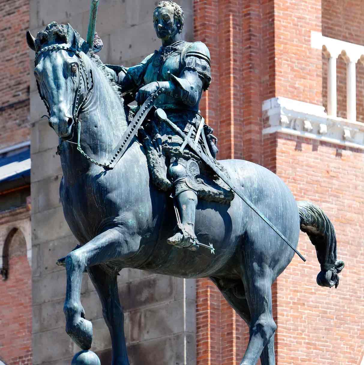 <p>Donatello’s <em>David </em>&amp;<em> Equestrian Statue of Gatamelatta</em></p>