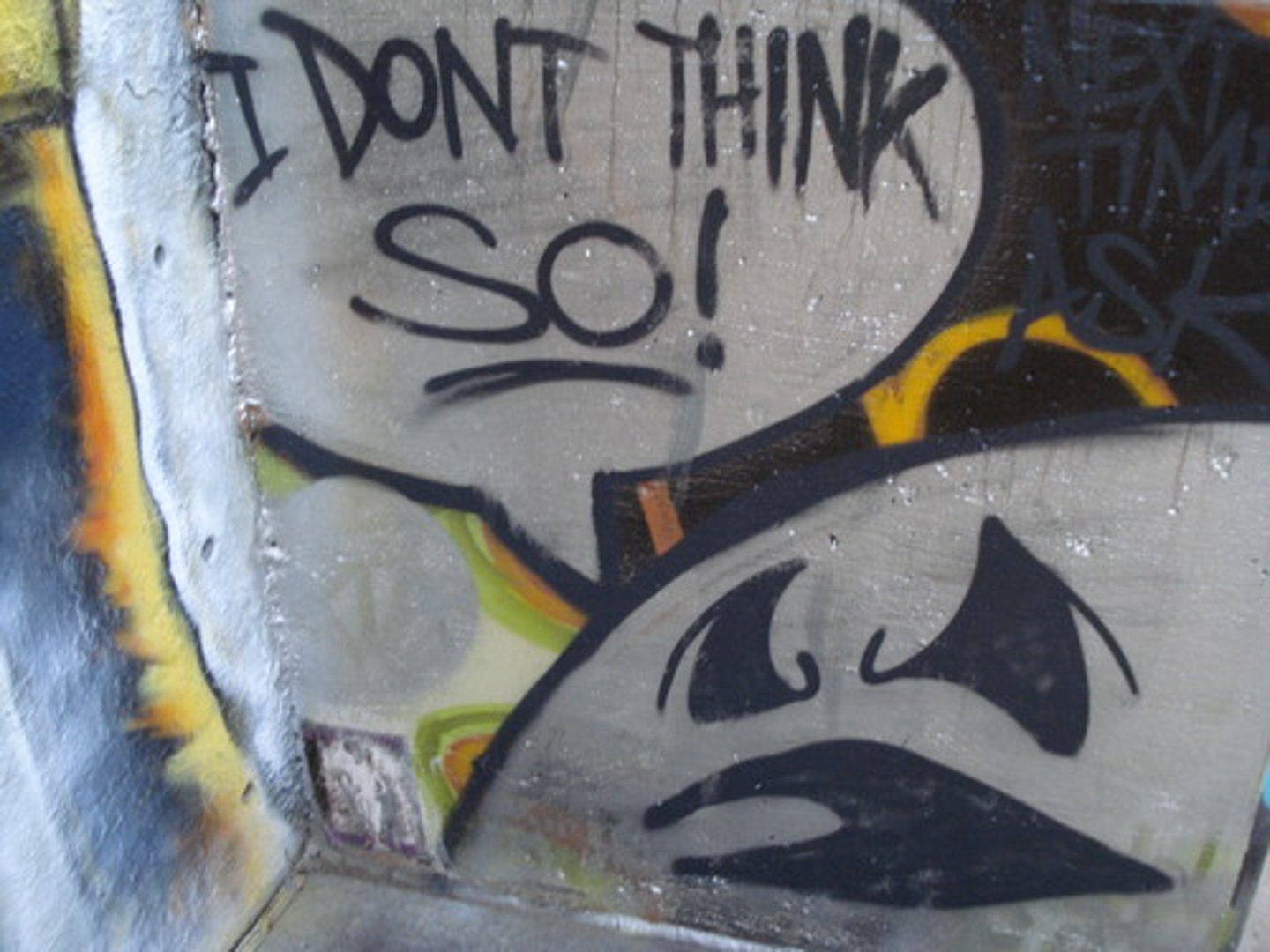 <p>to not think (S)</p>