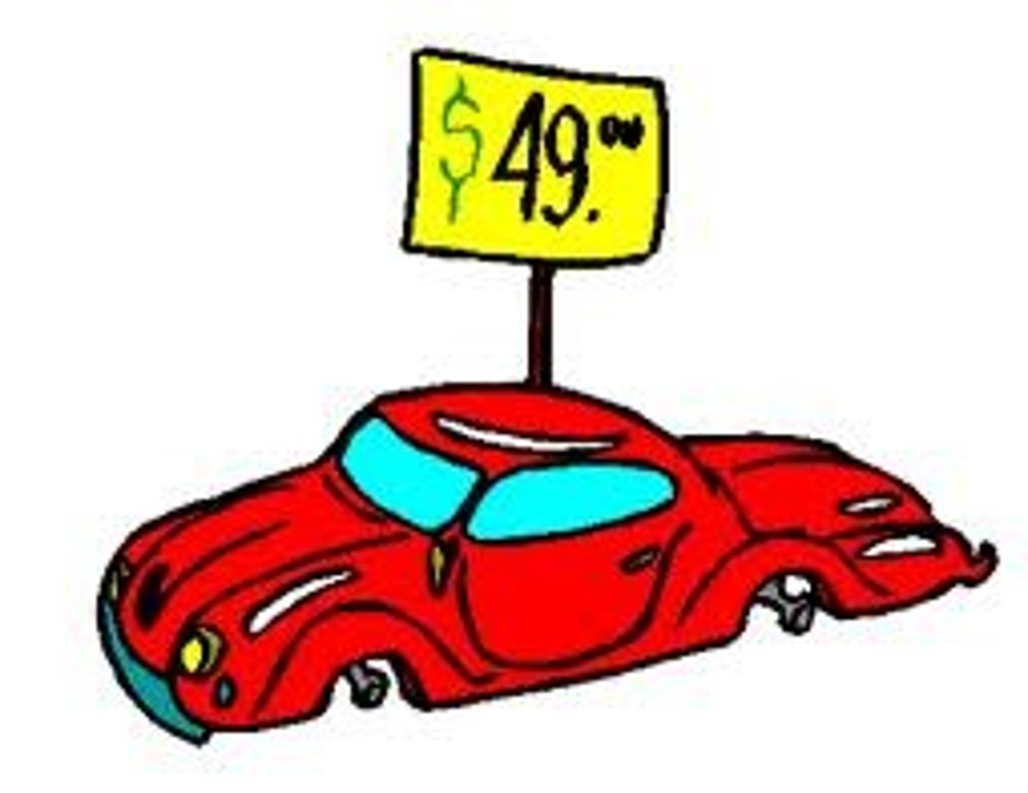 <p>The ____ of the car is $49.</p>