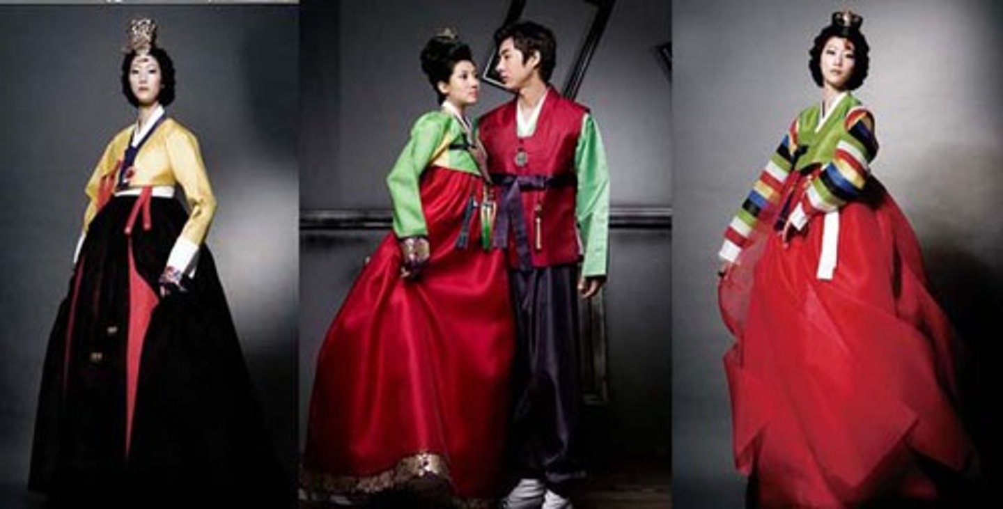 <p>Traditional Korean dress</p>