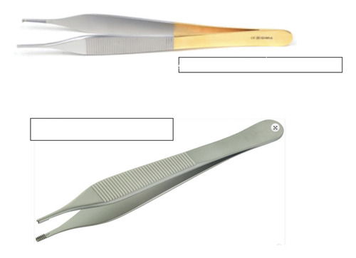 Instrument with several small and delicate teeth that are used for light handling of delicate tissue