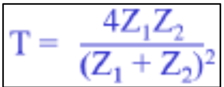 <p>Onde transmise T</p>