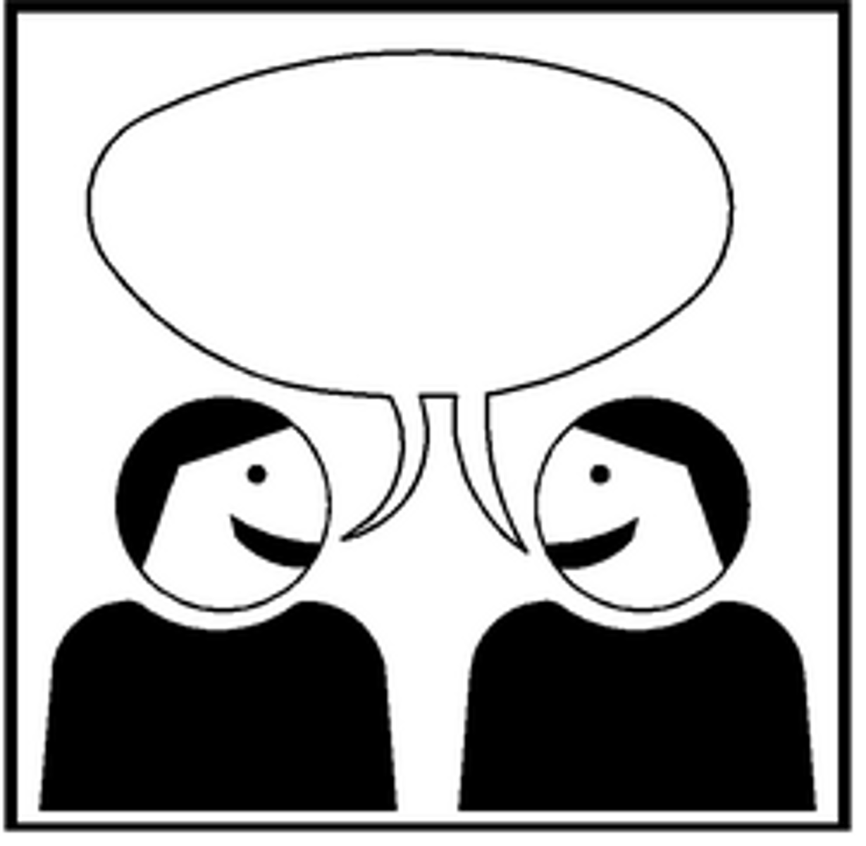 <p>sich unterhalten, ein Gespräch führen</p>