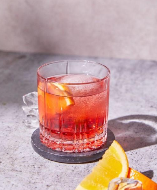 <p>A savoury, spirit free Negroni that emulates all of the flavorus of the classic gin cocktial but without alcohol</p><p>Ingredients: seedlip garden, martini vibrate, non-alcoholic red vermouth, giffard bitter</p>