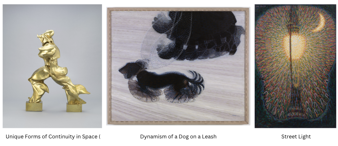 <p>Futurism Pieces</p>