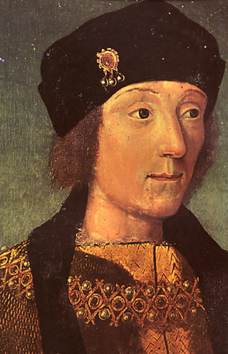 <p>a. king<br>b. England<br>c. He established the Tudor Dynasty of England. He is considered a "New Monarch" since he was a monarch of the late fifteenth century that was able to centralize authority through a stronger military and increased tax collection.</p>