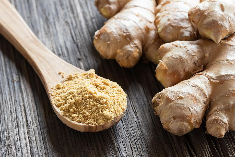 <p>Ginger interacts with __________________ and at high doses may affect what?</p>