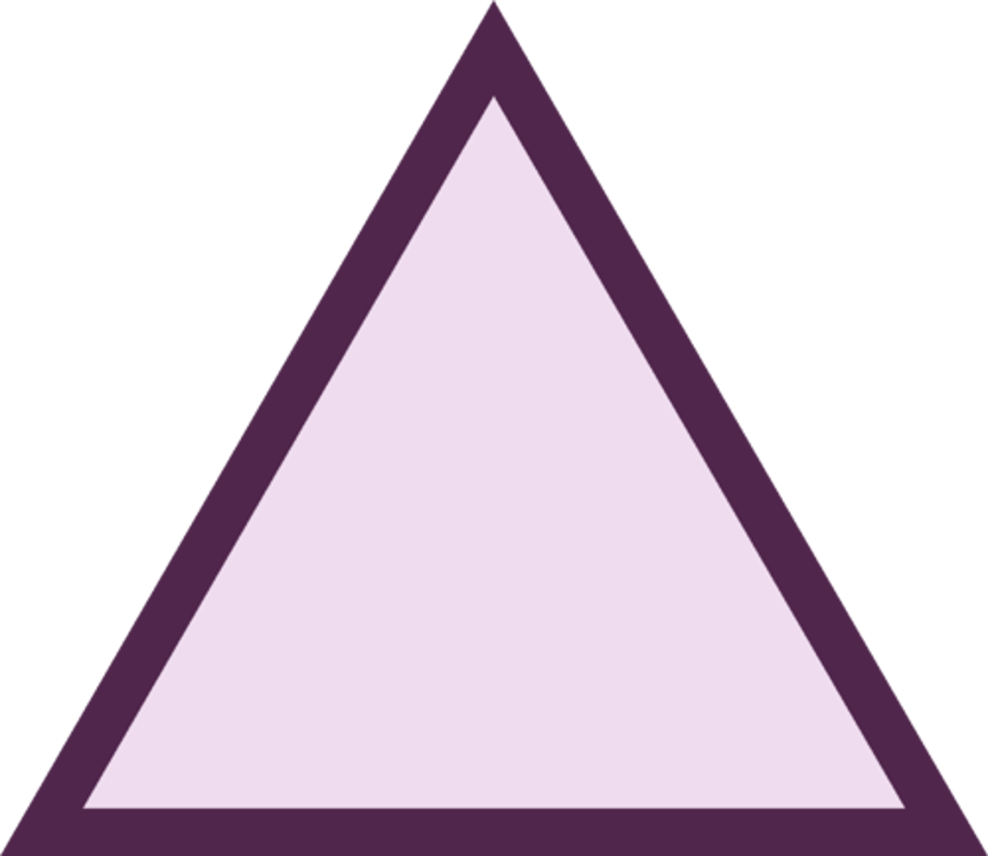 <p>A polygon with three sides.</p>