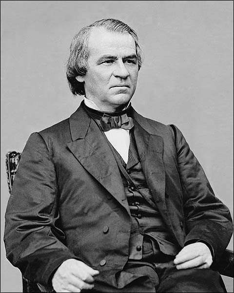 <p>_____ was the seventeenth president. He served from _____. He was a member of the Democratic Party. His presidency was marred by _____ as he opposed Radical Republicans’ efforts to rebuild the South and expand Black rights. He was also the first president to be ____ as the republicans accused him of violating the Tenure of Office Act.</p>