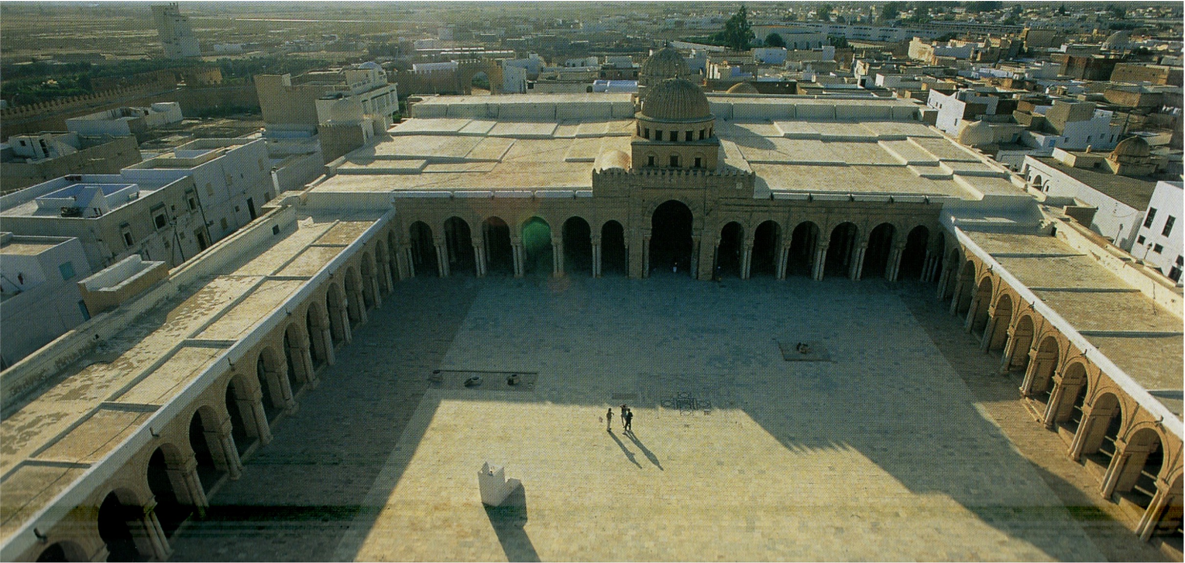 <p>Great Mosque of Qayrawan (Kairouan, Tunisia), 836, 862, and 875 CE</p>