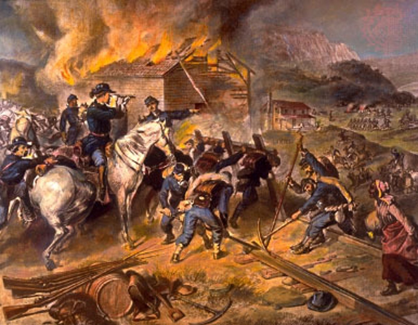 <p>A conflict in which the participating countries devote all their resources to the war effort</p>