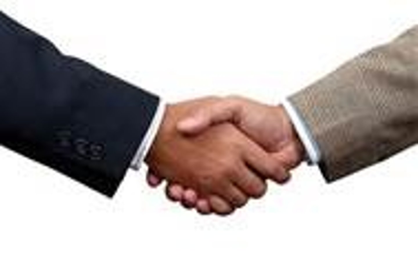 <p>to shake (each other's) hands</p>