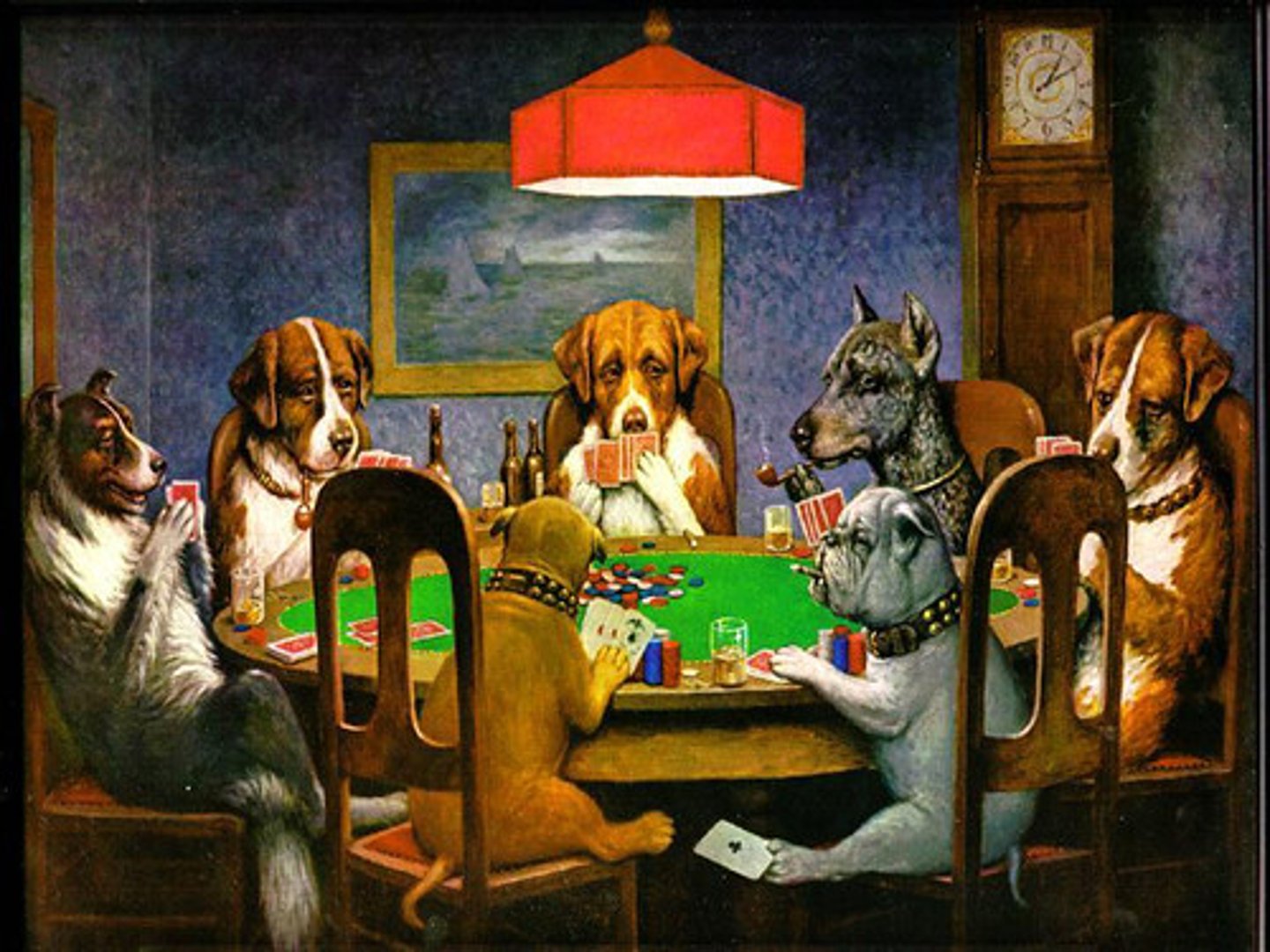 <p>to play cards</p>