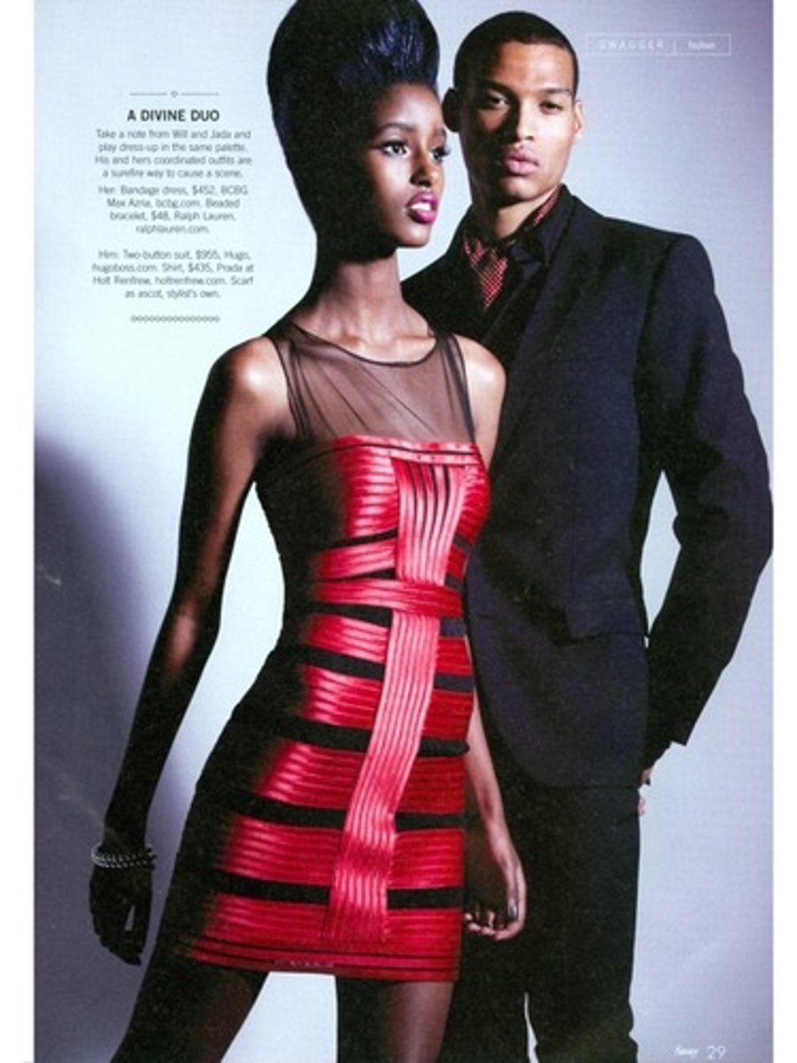 <p>a fashion model (male or female)</p>