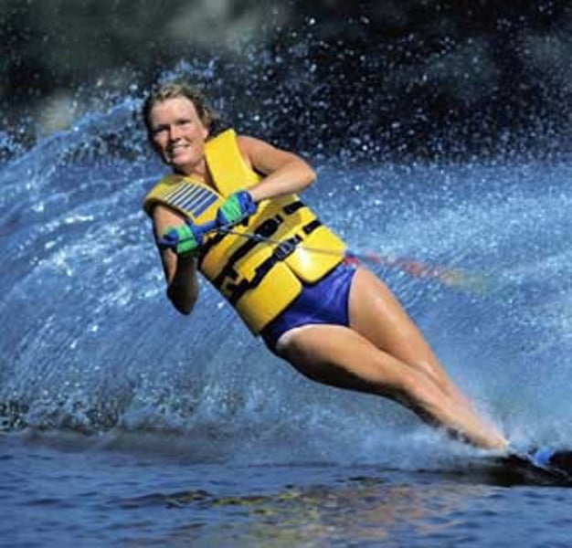 <p>water skiing</p>