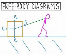 <p>free-body diagram</p>