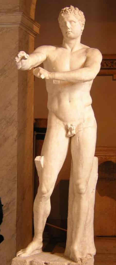 <p>Lysippos’ Apoxyomenos</p><p>Height? Date? Material? Location?</p>