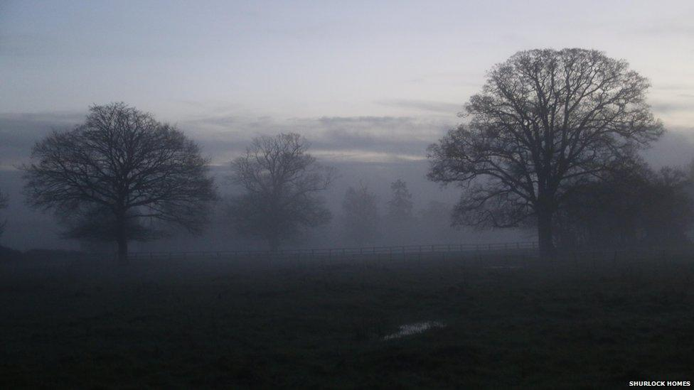 <p>the room of the time traveller was misty</p>