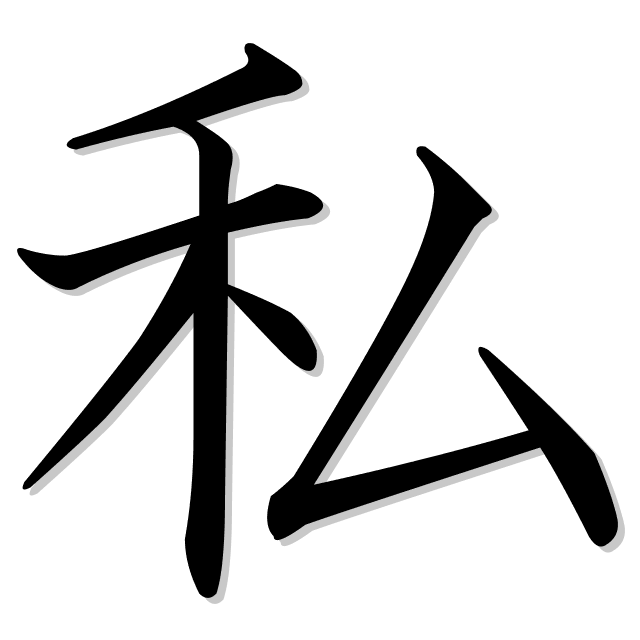 <p><strong>私</strong></p>