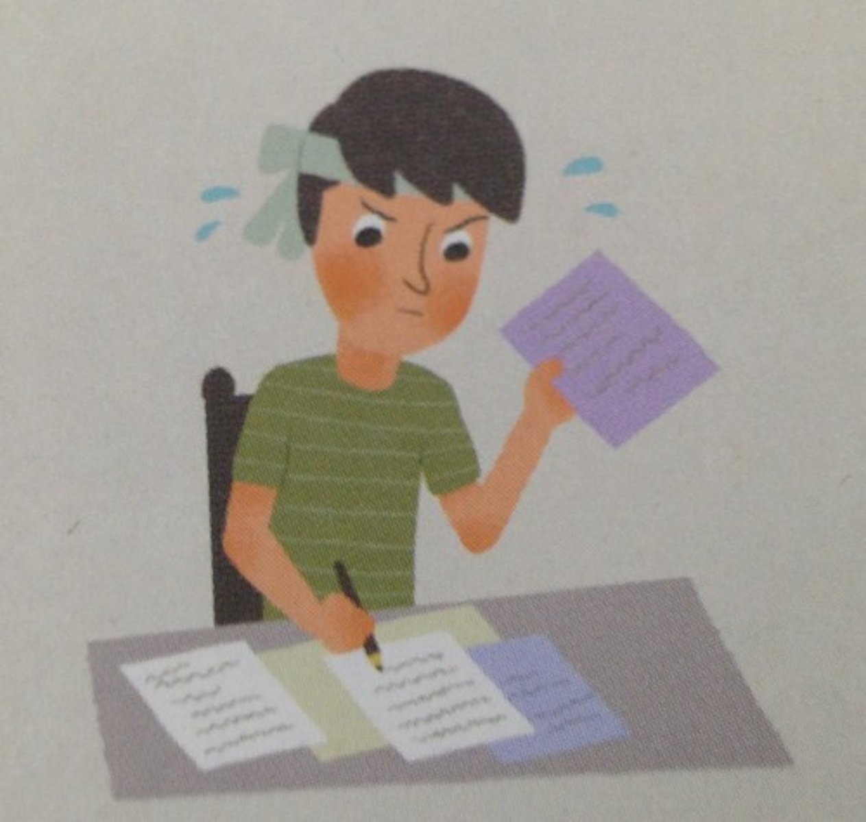 <p>to study; "to do study"</p>