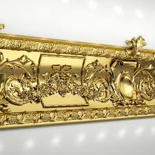<p>A decorative horizontal molding that crowns a building/wall</p>