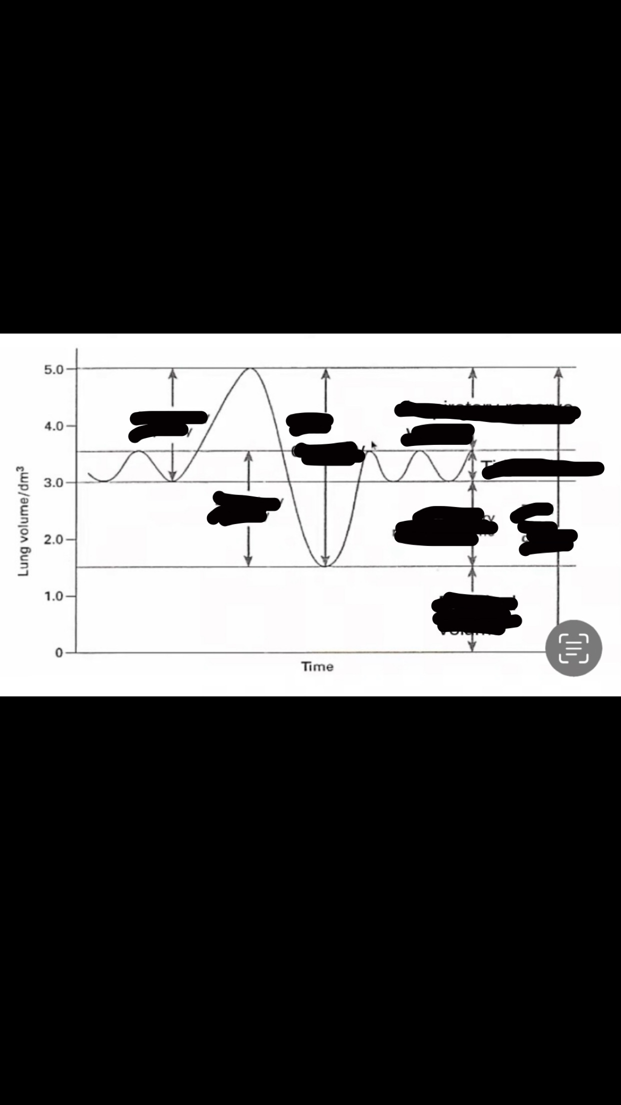 <p>label the spirometer graph</p>