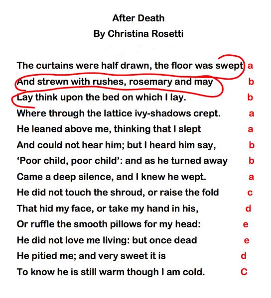 <p><span>the continuation of a sentence without the pause at the end of a line or stanza</span></p>