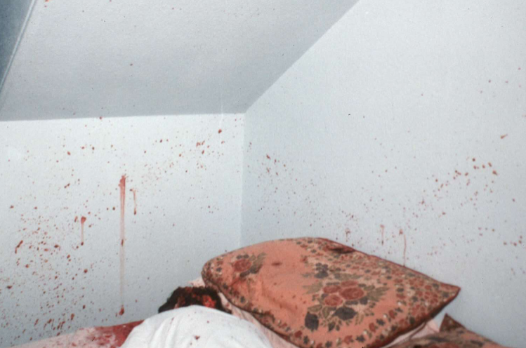 <p>What bloodstain pattern is this? </p>
