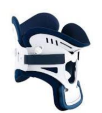 <p>Name this collar. How is it constructed? Motion limitation?</p>