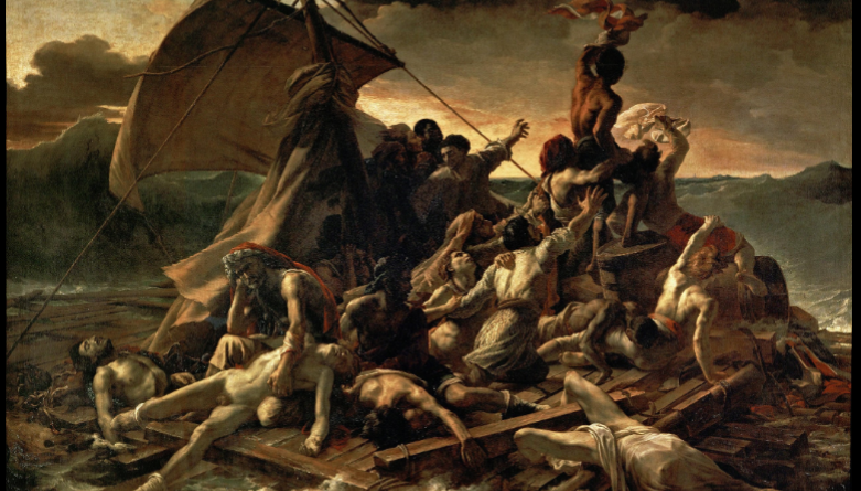 <p><span style="font-family: sans-serif">Theodore Gericault, The Raft of the ‘Medusa’, 1818–19.</span></p>