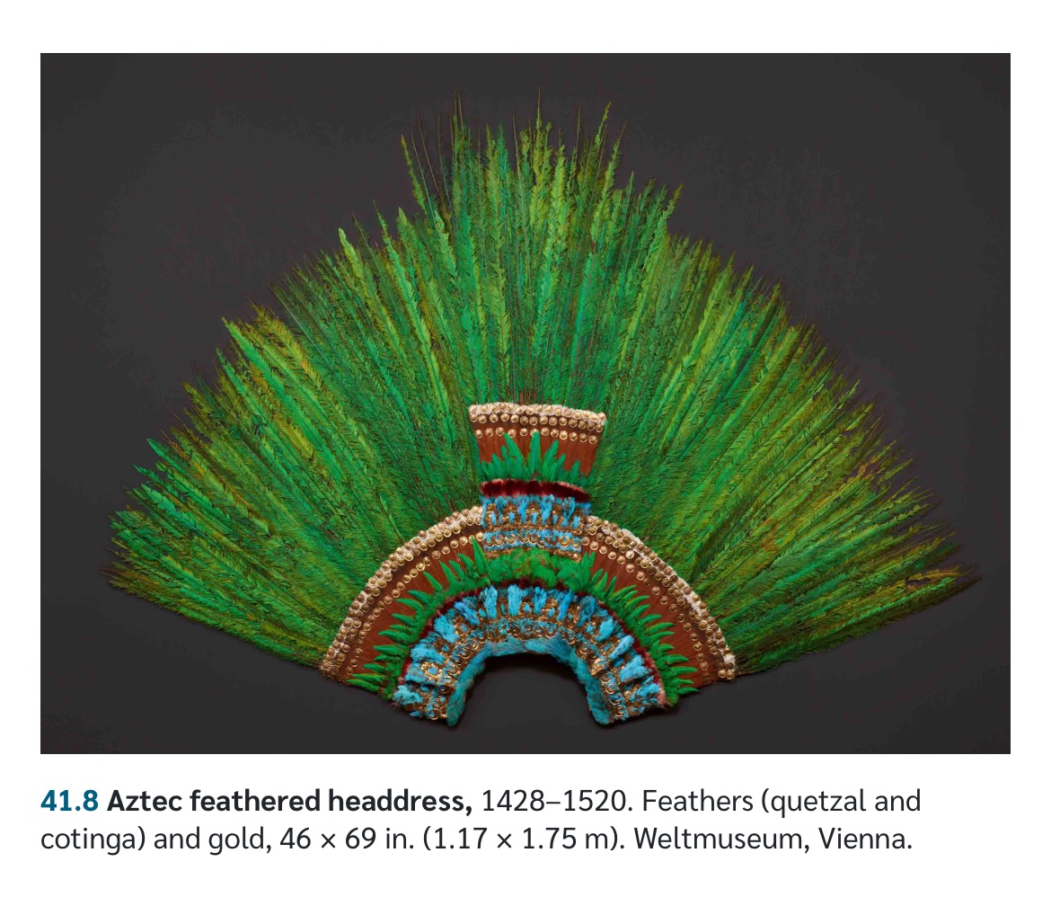 <p><span>Feathered headdress</span></p>