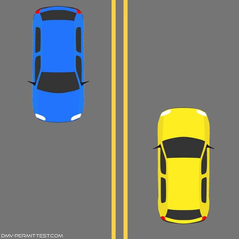 <p>What does a double solid line mean?</p>