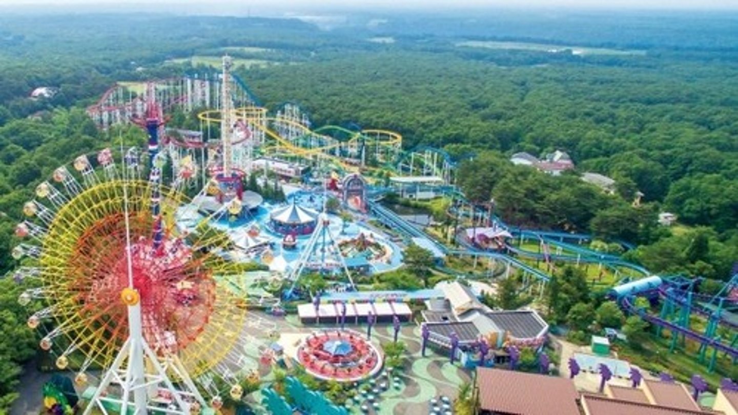 <p>ゆうえんち</p><p>парк развлечений</p><p>日曜日に家族全員で遊園地に行く</p>