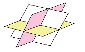 <p>Three; <strong>Not right</strong><em> </em>angles, breaks into rhombohedrons. </p>