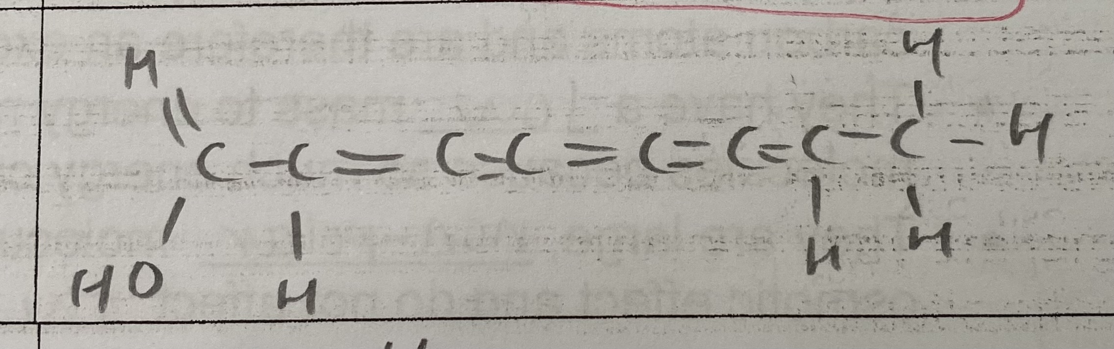 <p>1 or more double bonds between carbon atoms </p>