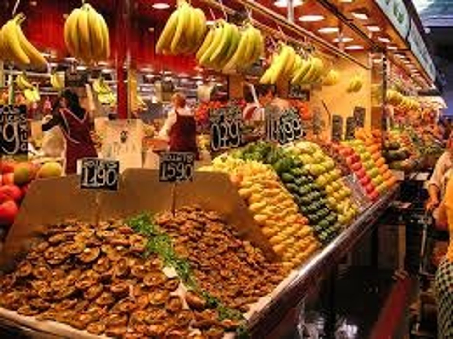 <p>the market</p>