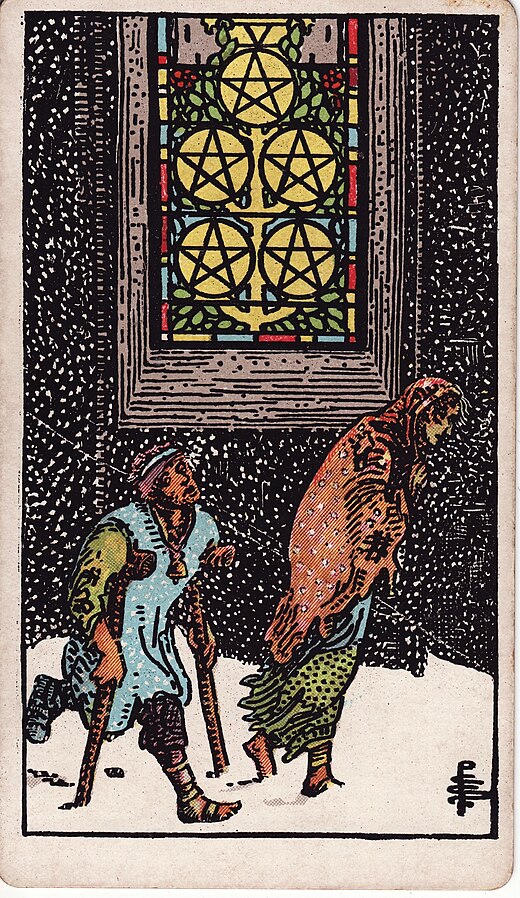 <p>Five of Pentacles</p>