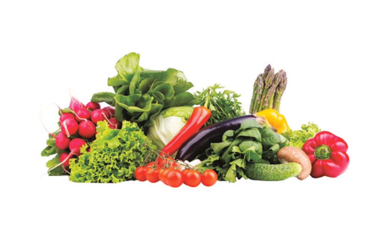 <p>raw vegetables</p>