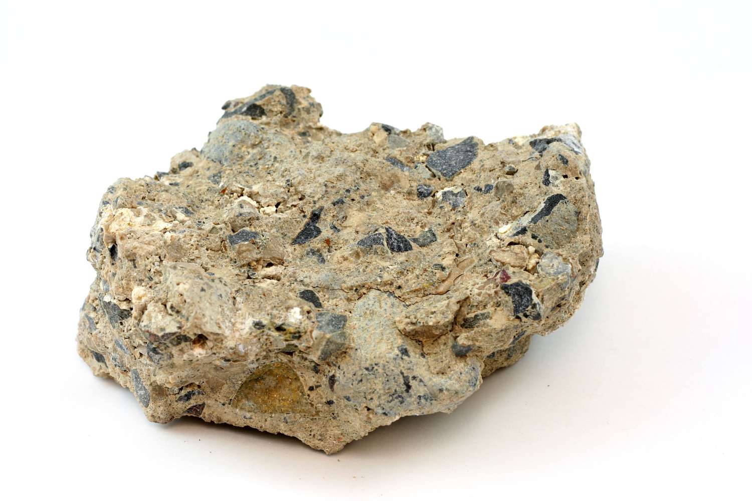 <p>Detrital, gravel grain, angular</p>