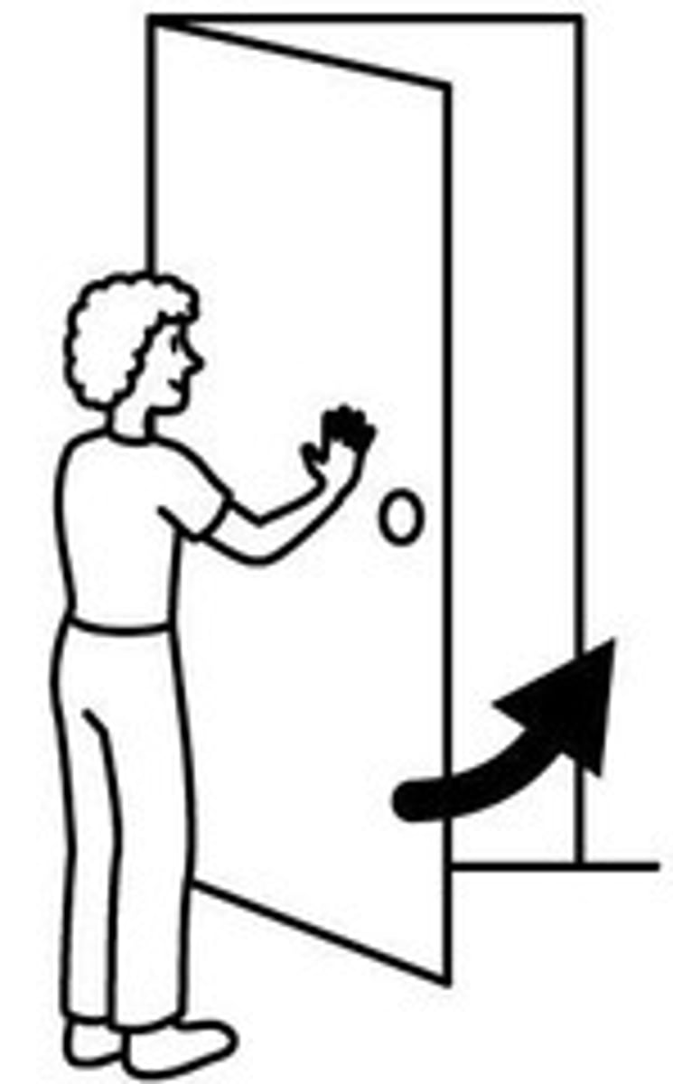 <p>to close; to shut off</p>