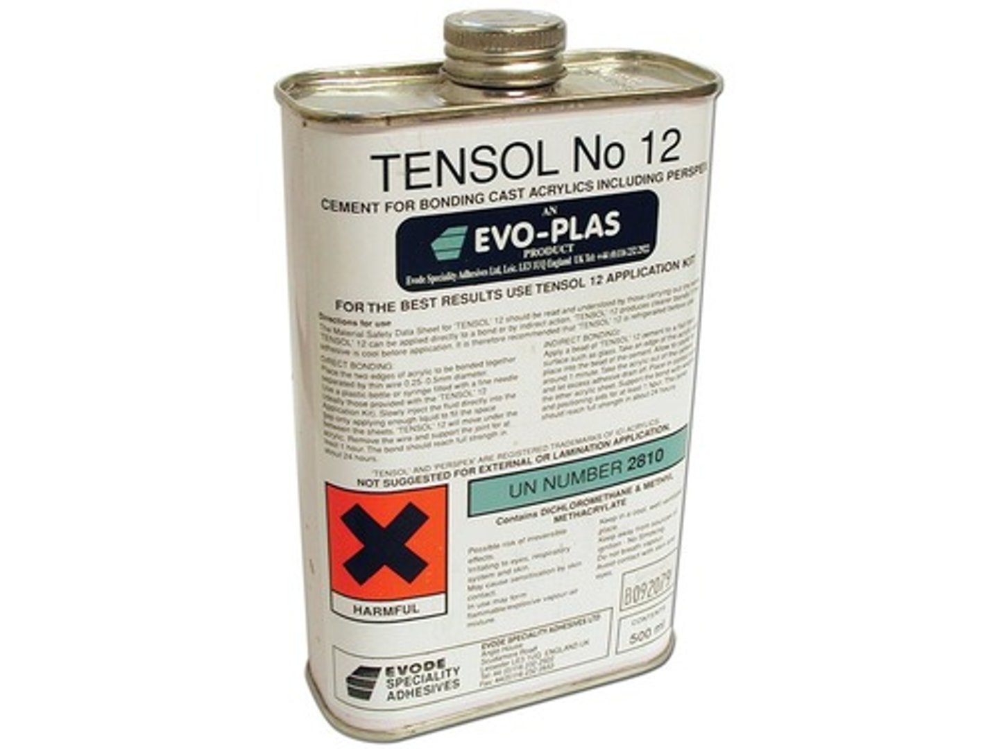 <p>For the joining of acrylic and some other types of plastics. The adhesive "melts" the surface of the plastic and fuses it together.</p>