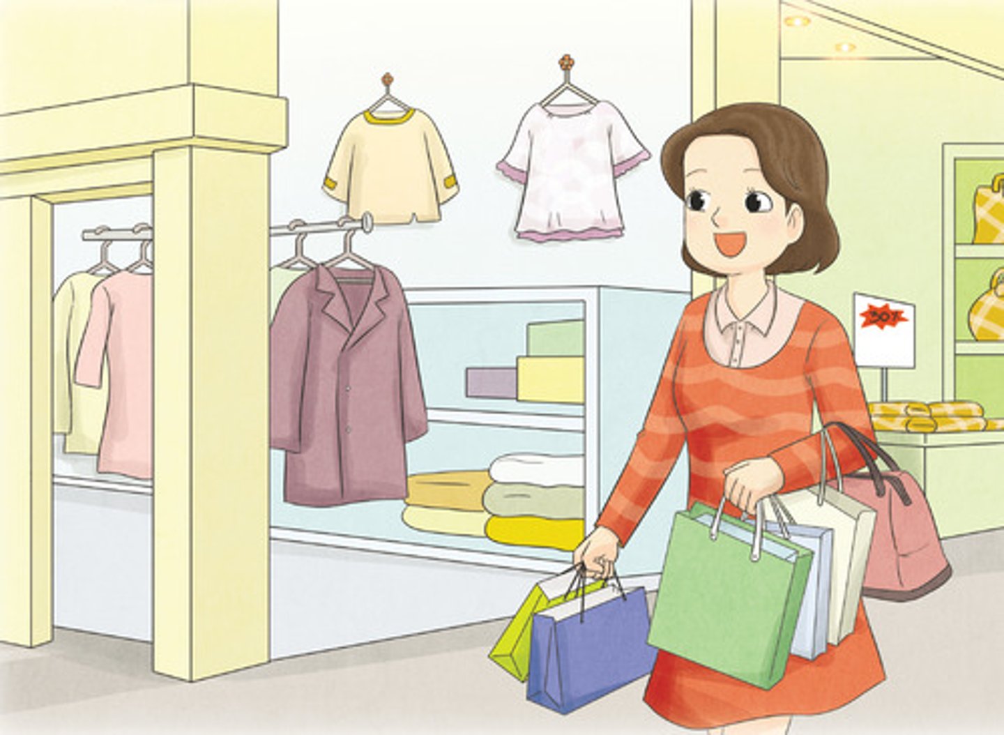 <p>(v) mua sắm</p><p>= shopping</p>