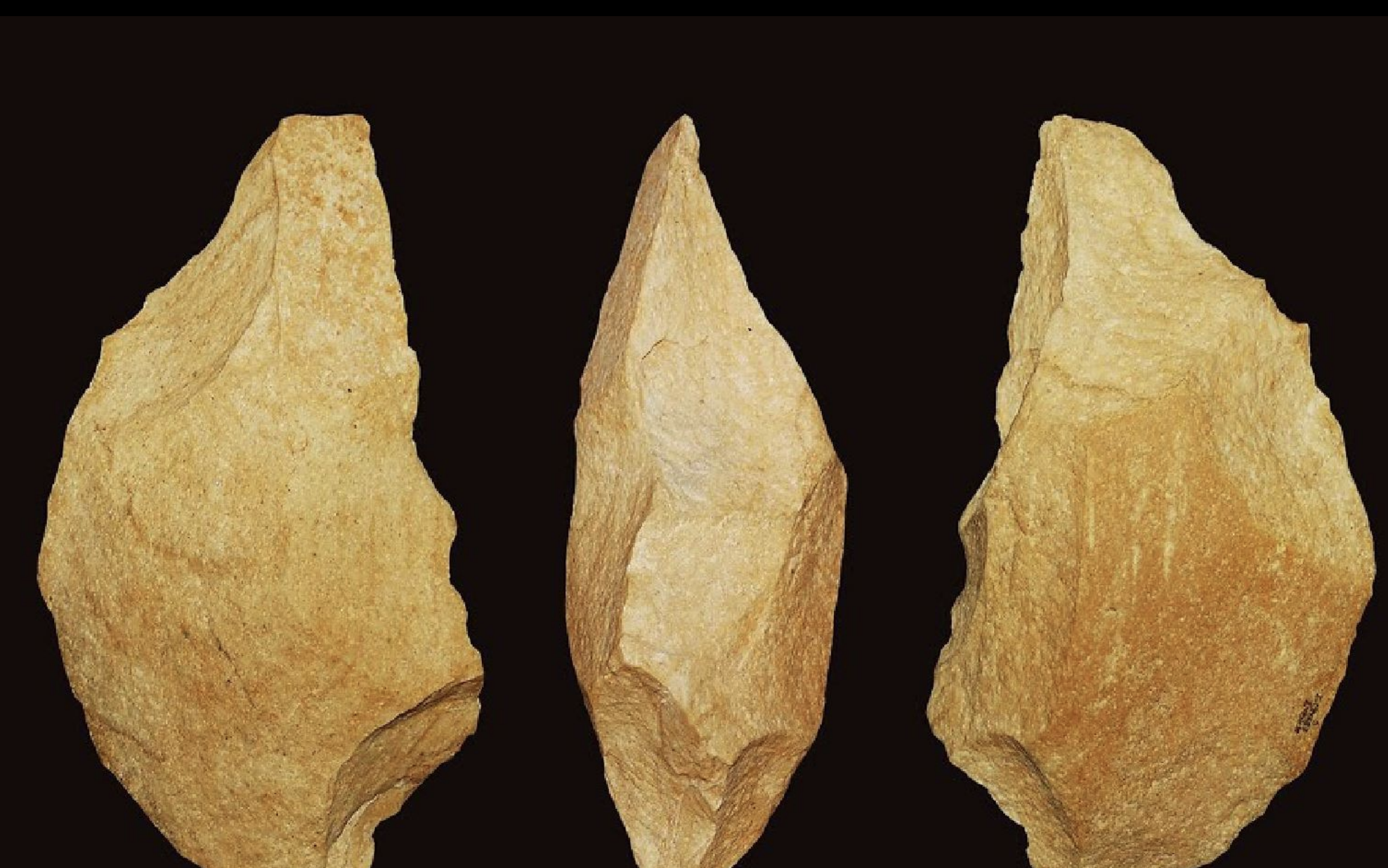 <p>Time: Paleolithic Period/Ice Age (600,000-ca. 8,000 BCE)</p><p>Found in Gyeonggi (경기) Province by Greg Bowen in 1978 </p>